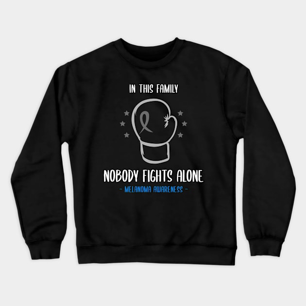 Melanoma Awareness Crewneck Sweatshirt by Advocacy Tees